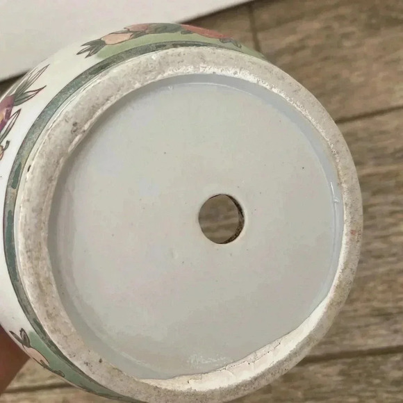 Vintage 1980s Cottagecore Small Houseplant Pot Planter - Picture 6 of 8